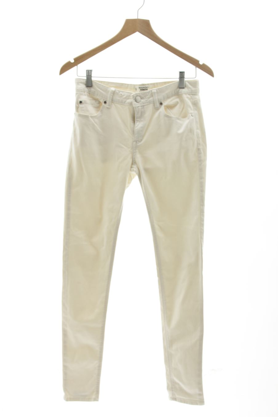 Jeans Mango de la taille 38, de couleur blanc