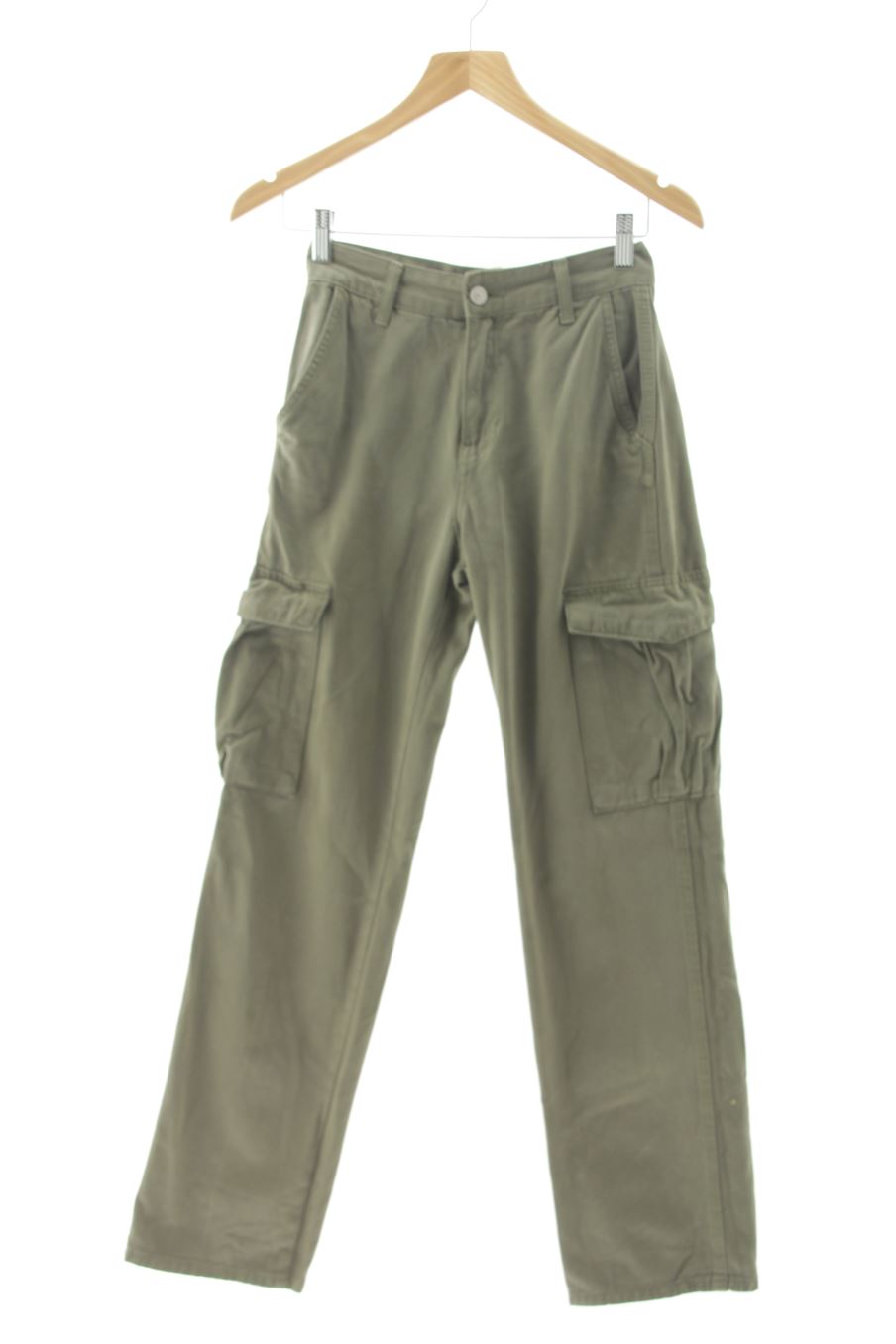 Jeans Pull & Bear de la taille 34, de couleur vert de denim