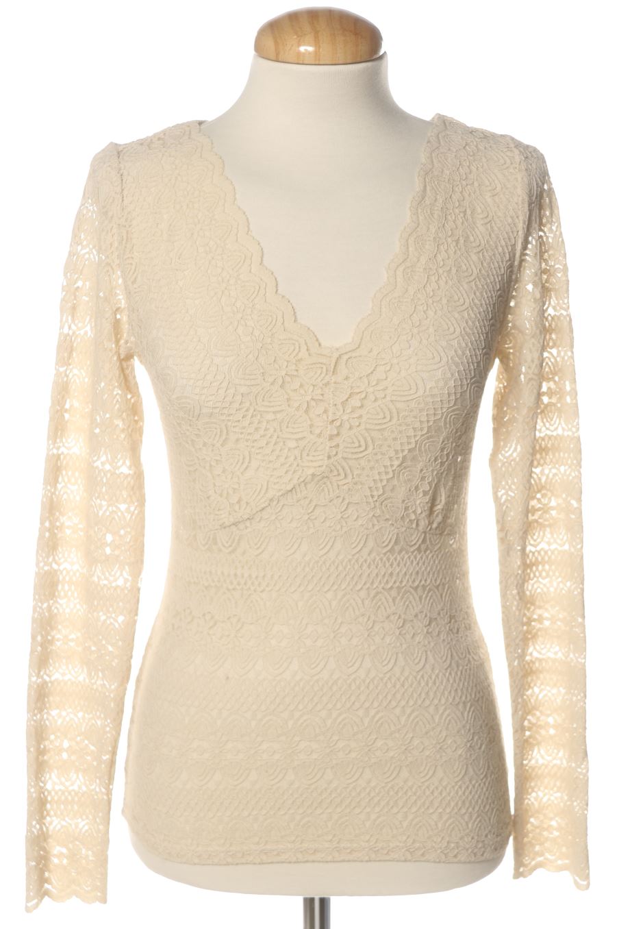 Blusa a maniche lunghe de Vila de la talla M, de color beige