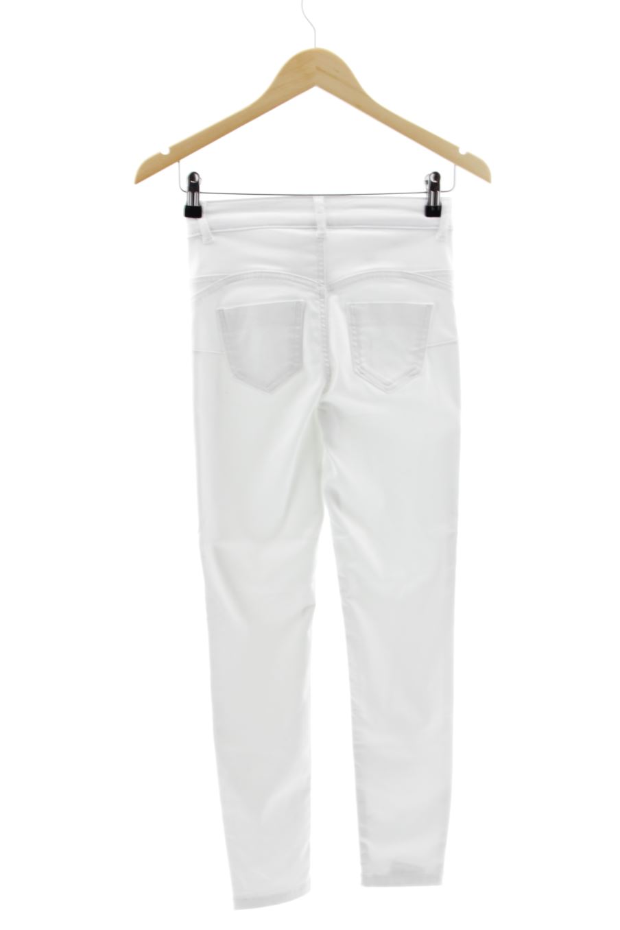 Jeans Calzedonia de la taille XS, de couleur blanc de denim