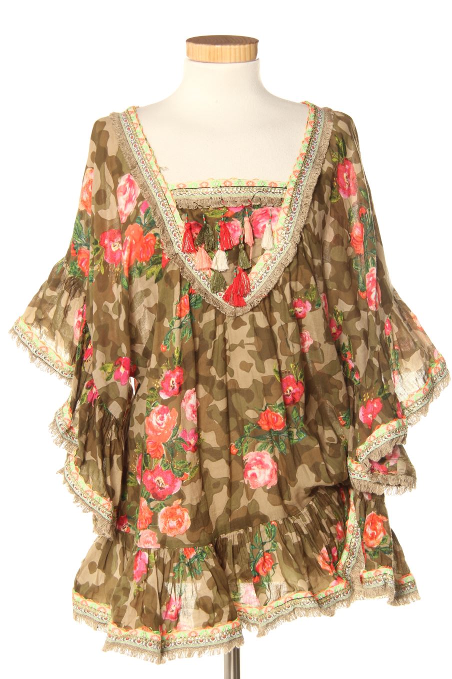 Blusa de manga corta de giacomo cinque de la talla XL, de color flores