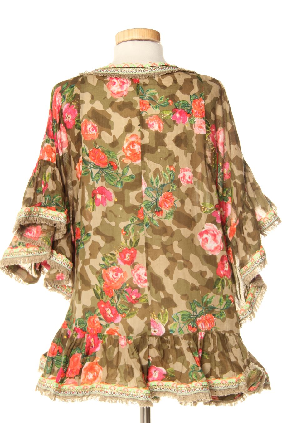 Blusa de manga corta de giacomo cinque de la talla XL, de color flores