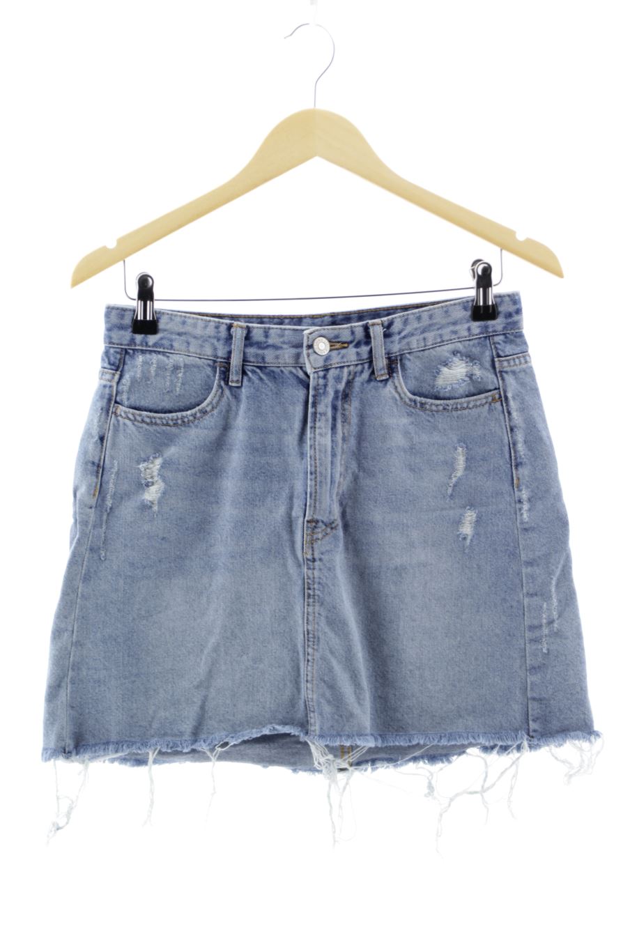Jupe H&M de la taille 38, de couleur bleu de denim