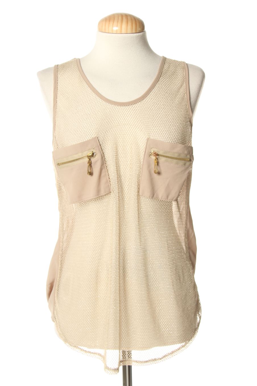 Top de PERCENTIL de la talla S, de color marrón