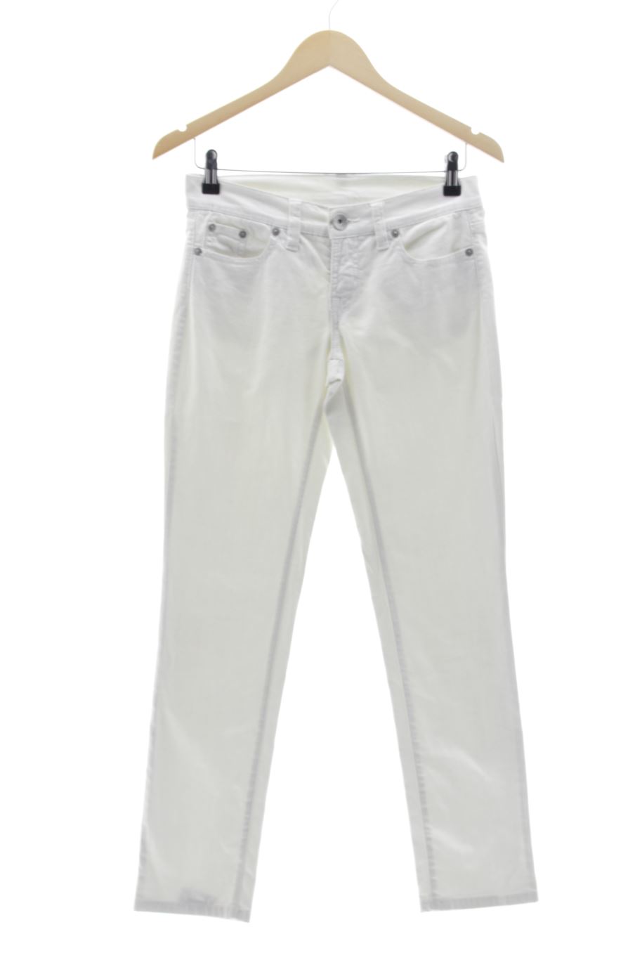 Jeans Benetton de la taille 38, de couleur blanc de denim