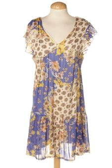 Einfaches Kleid S Coconut