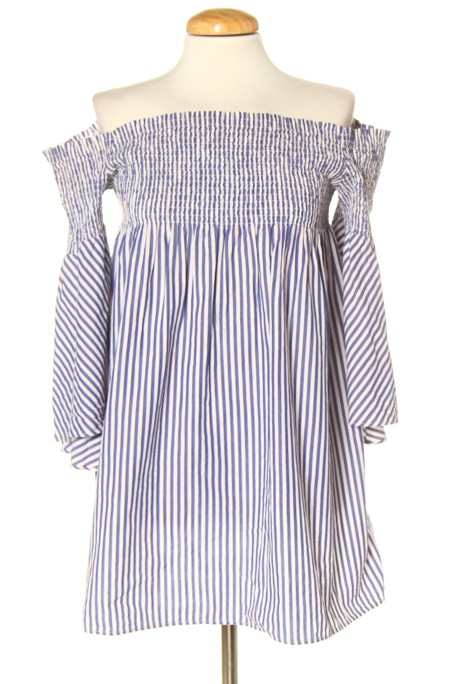 Blouse à manches longues Zara de la taille XS, de couleur rayures