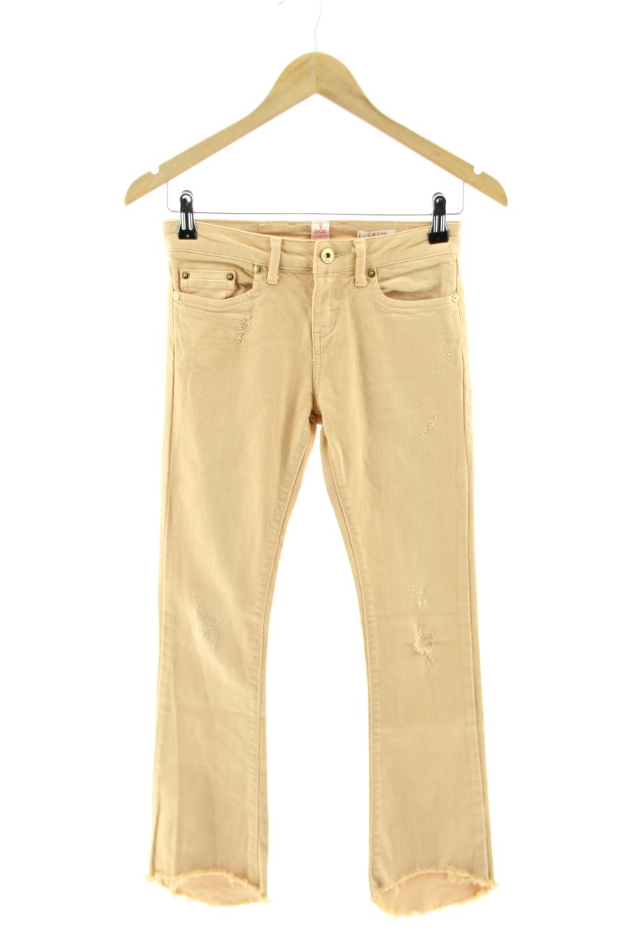 Jeans BSB de la taille 34, de couleur beige de denim