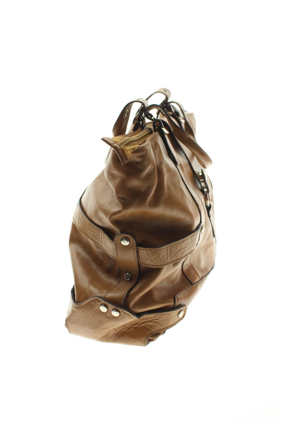Bolso de Mano Marrón de Kesslord