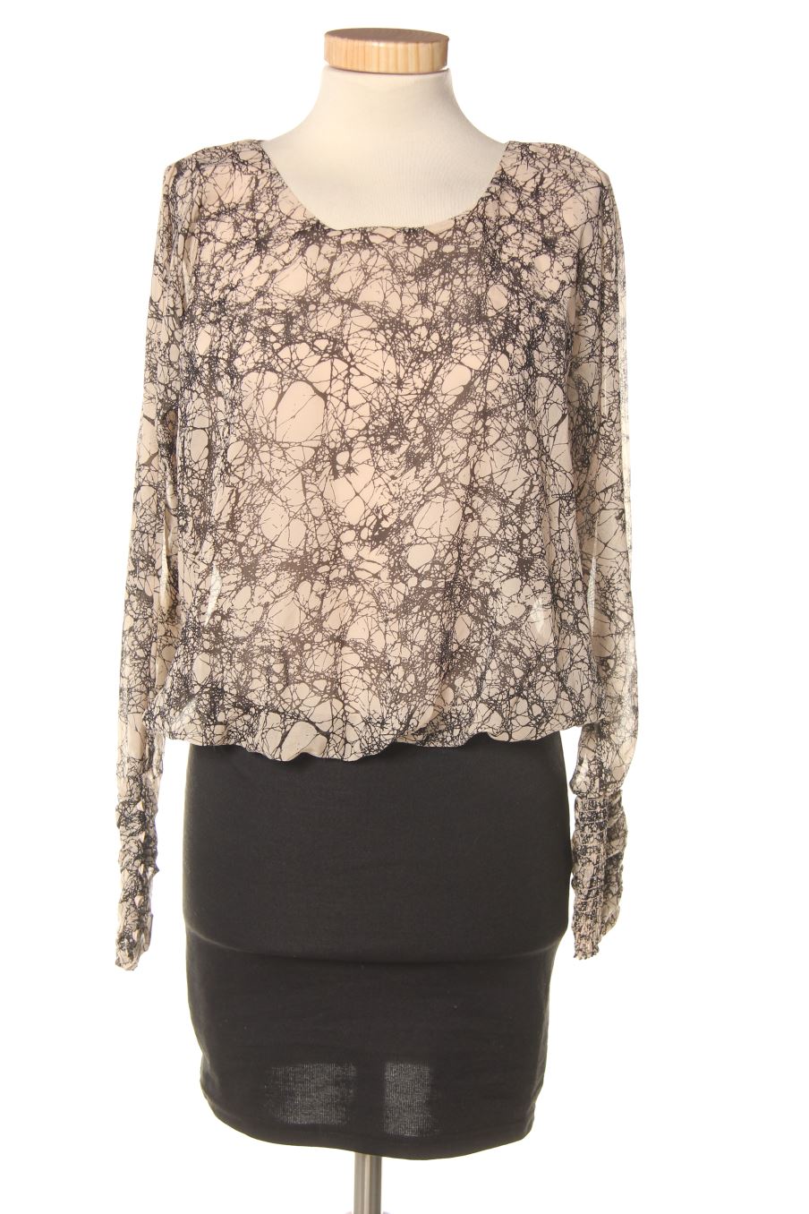 Einfaches Kleid von Vila Größe XS, Farbe Schwarz, für
