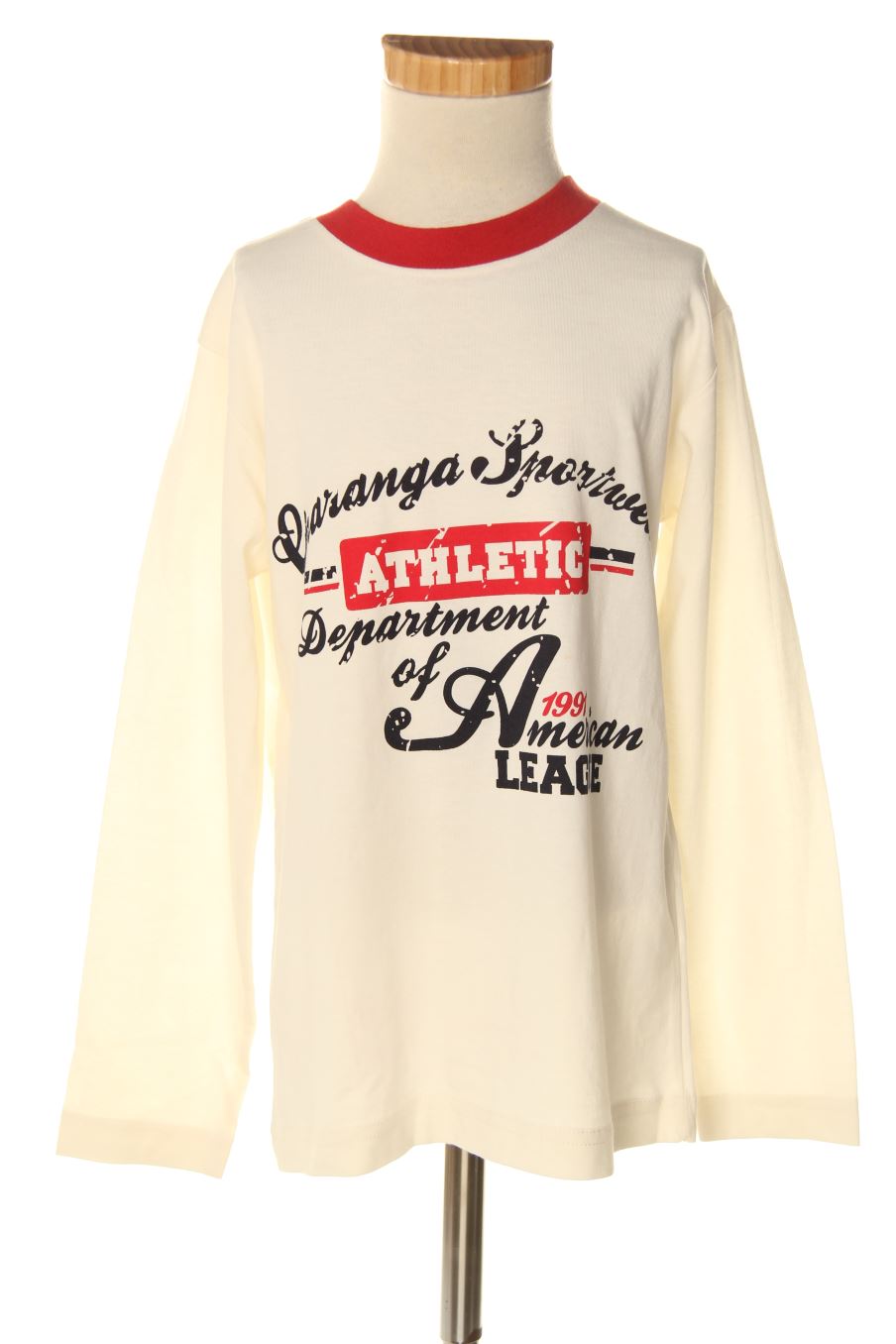 T-shirt manches longues Charanga de la taille 8 ans avec une étiquette