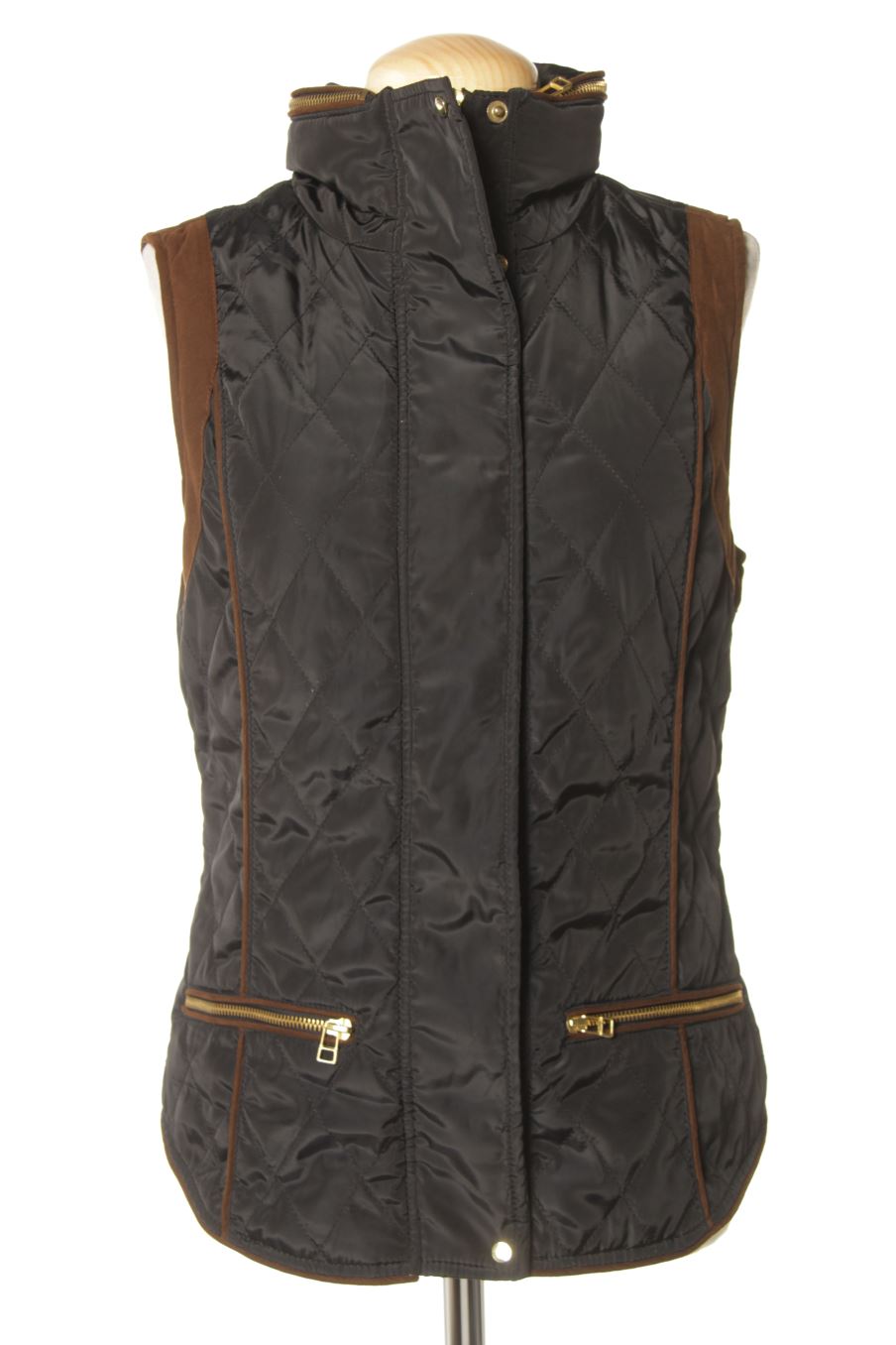 Veste sans manches Zara de la taille M, de couleur bleu marine