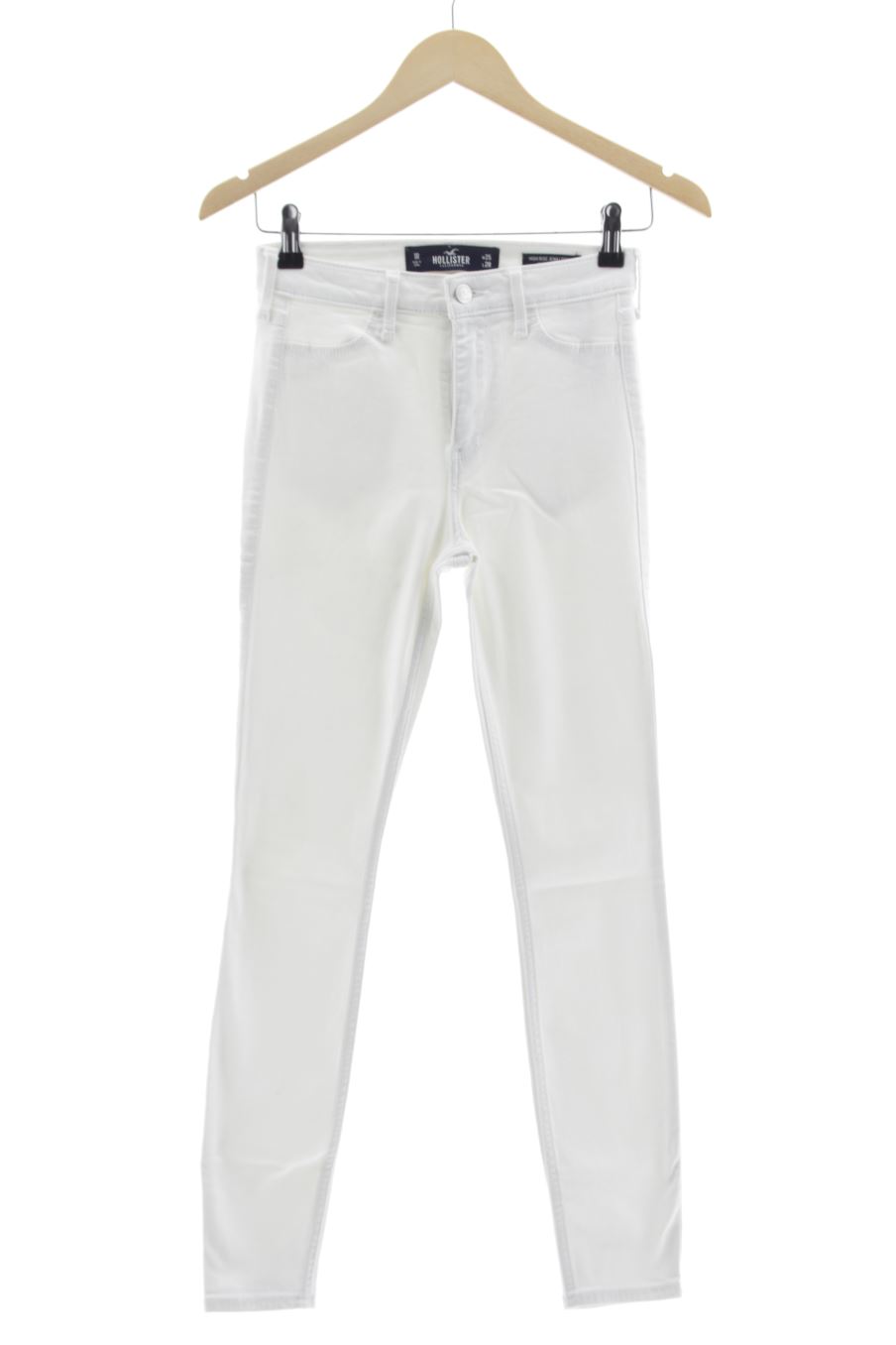 Jeans Hollister de la taille 34, de couleur blanc de denim