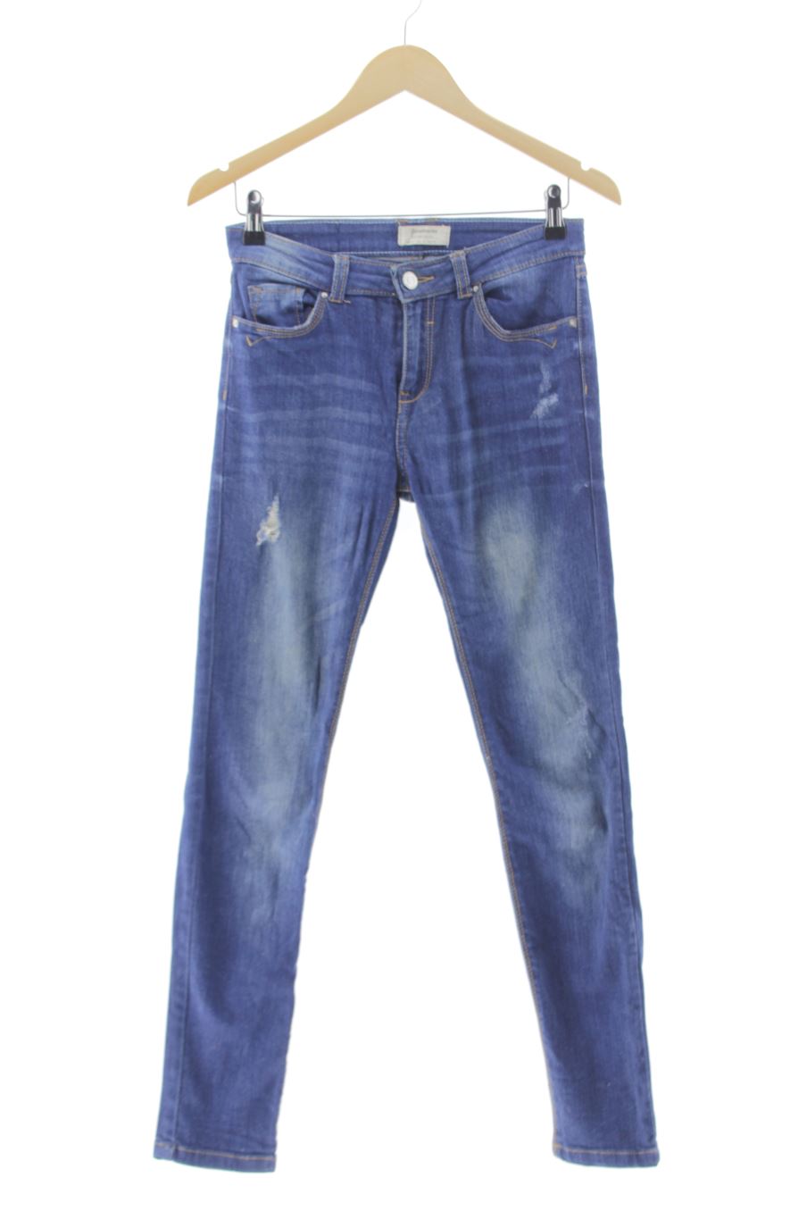 Vaquero de Stradivarius de la talla 36, de color azul de ropa vaquera