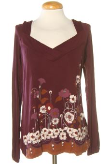 Blusa de manga larga XL Oysho