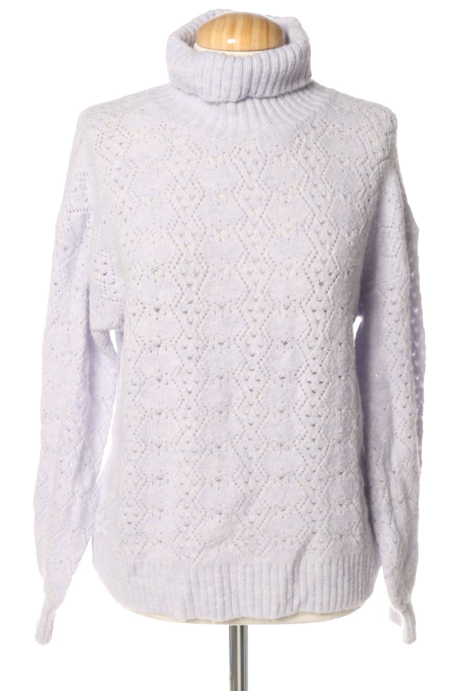 Pull An'ge de la taille L, de couleur pourpre