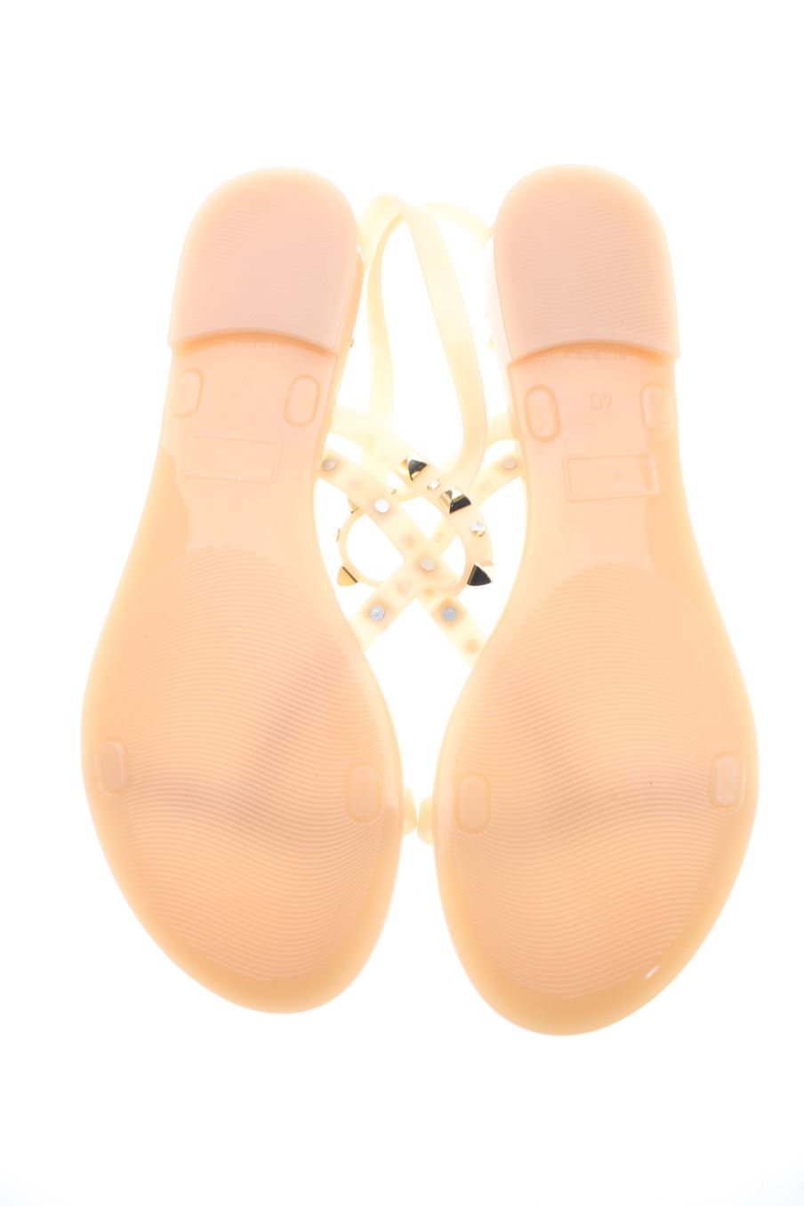 Sandalias planas de Ménghi de la talla 40, de color beige de