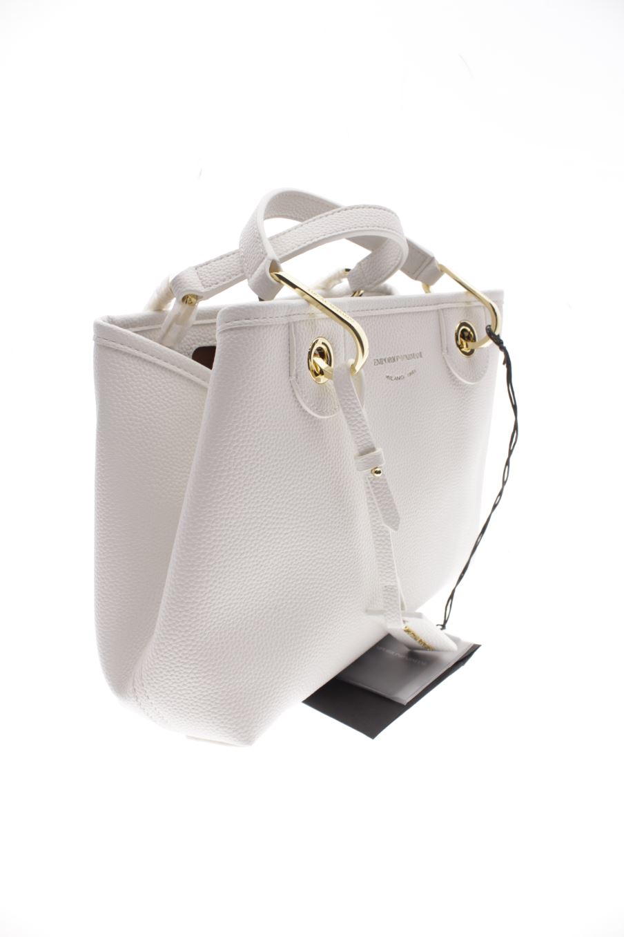 Bolso de Mano Blanco de Emporio Armani