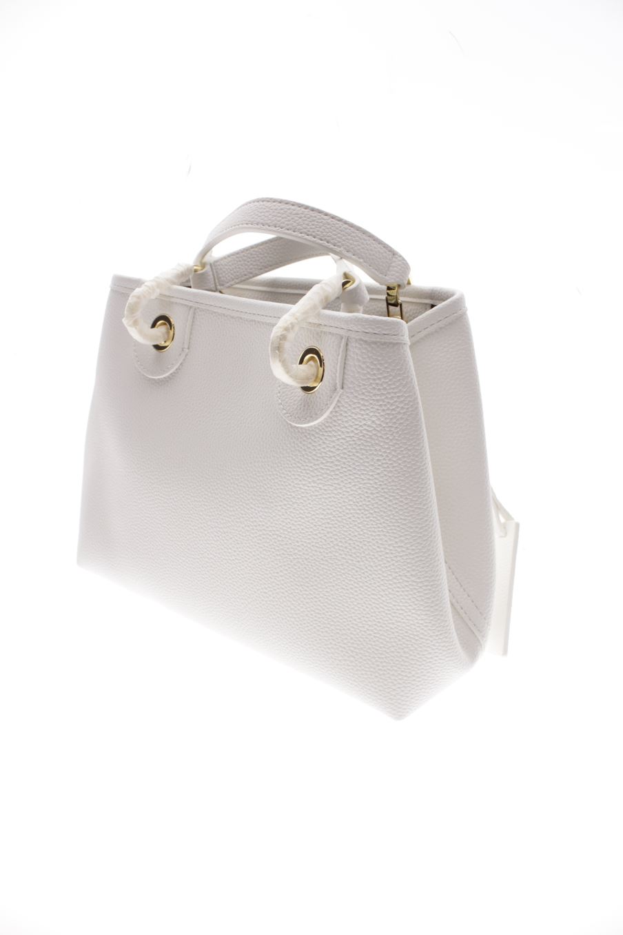 Bolso de Mano Blanco de Emporio Armani