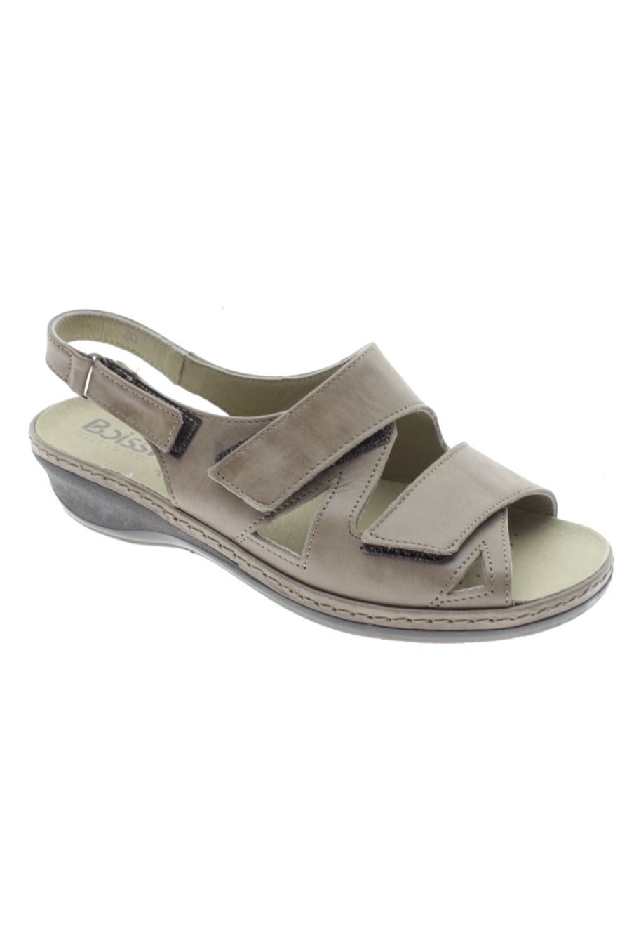 Sandalias planas de BOISSY de la talla 36, de color marrón de