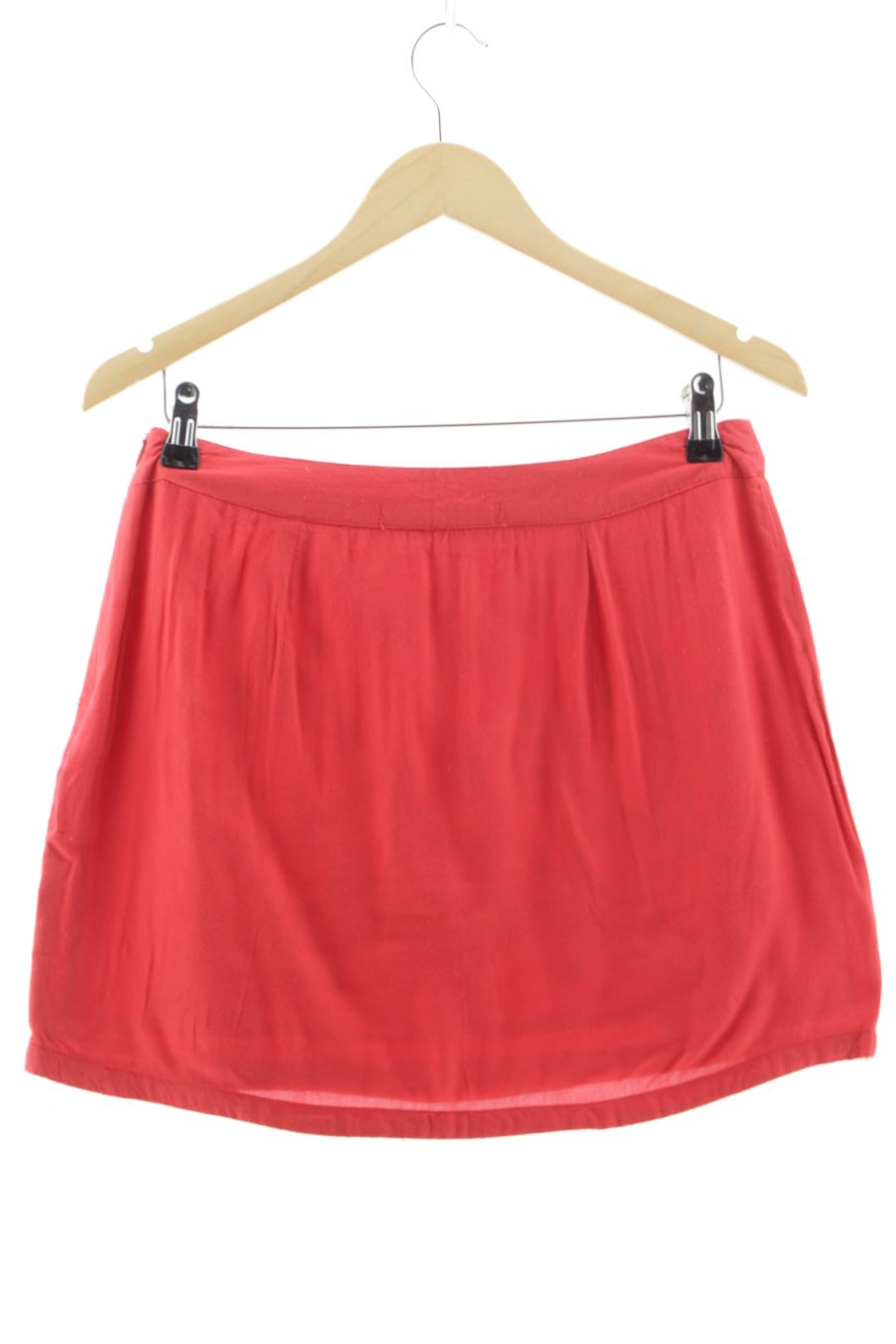 Falda de Stradivarius de la talla L, de color rojo