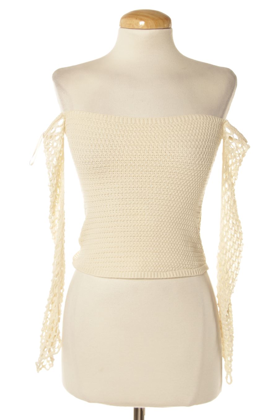 Top de Zara de la talla XS, de color beige