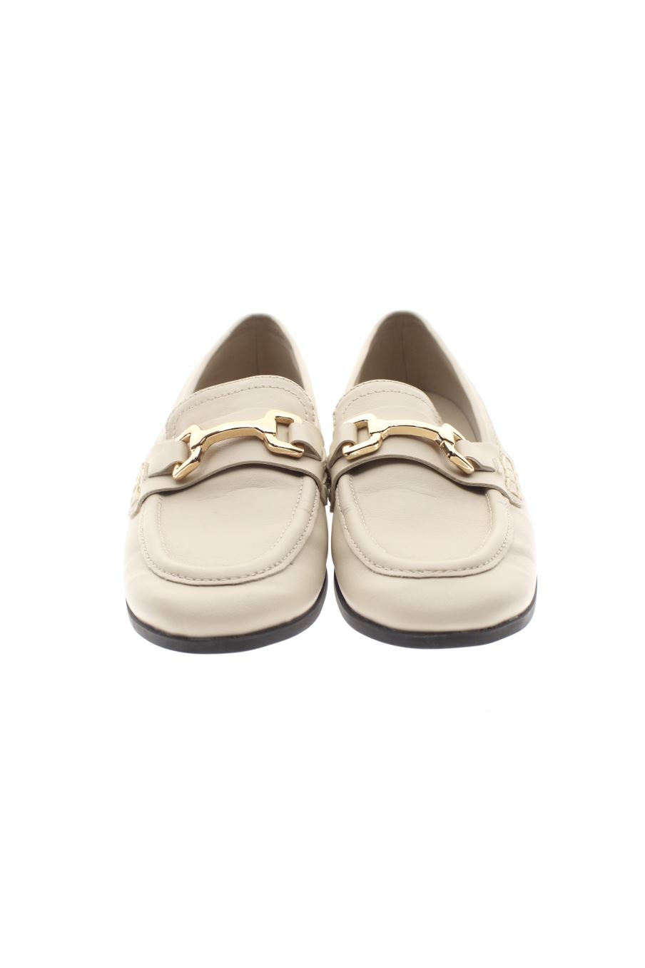 Zapatos planos de Zara de la talla 36, de color beige de