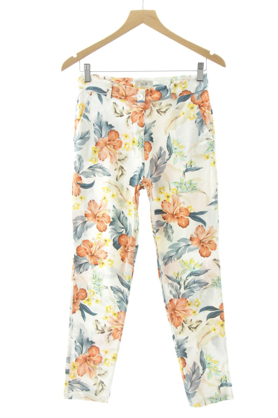 Pantalón Casual de BoYi de la talla 34, de color flores