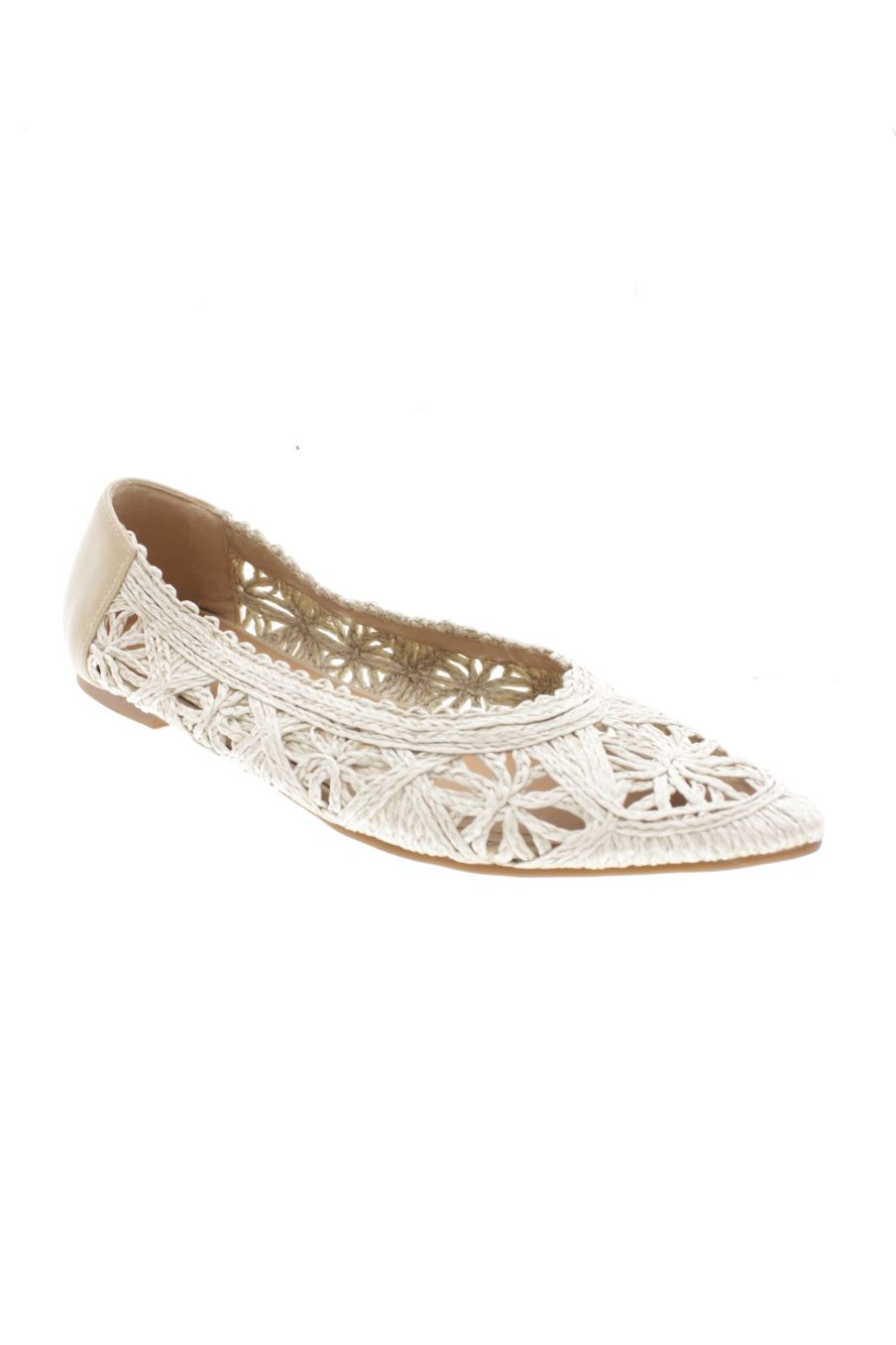 Bailarinas de D'angela de la talla 38, de color beige de