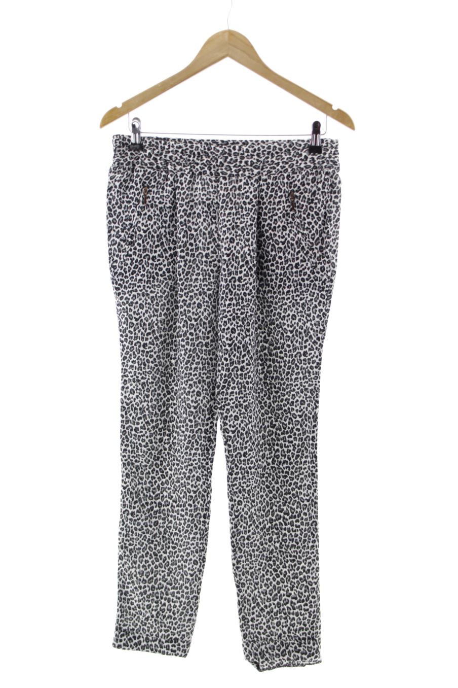 Pantalón Casual de Zara de la talla S, de color animal print