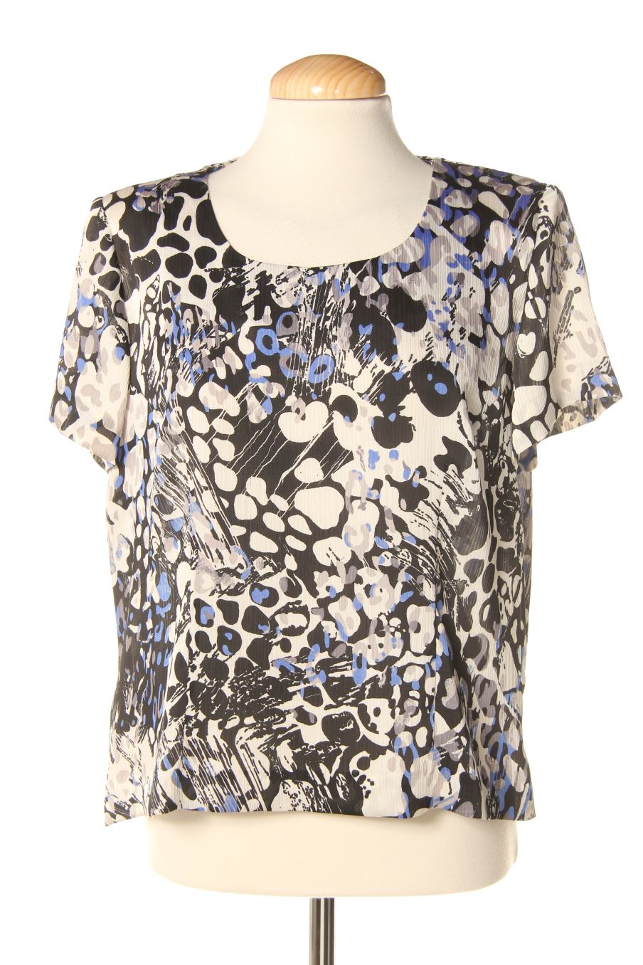 Blusa de manga corta de PERCENTIL de la talla 44, de color estampado