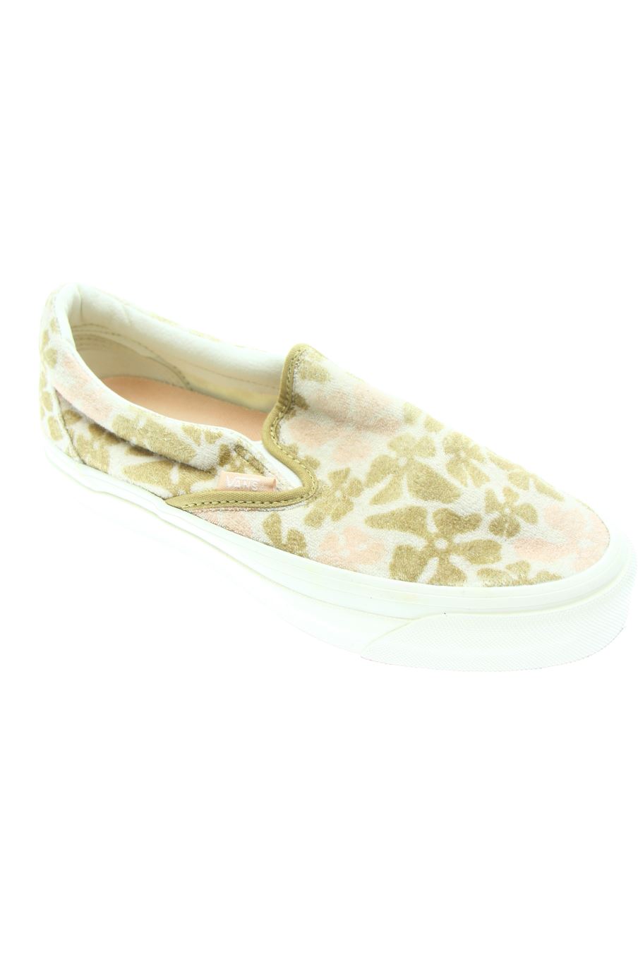 Flache Schuhe von Vans in der Grösse 36, in der Farbe beige aus