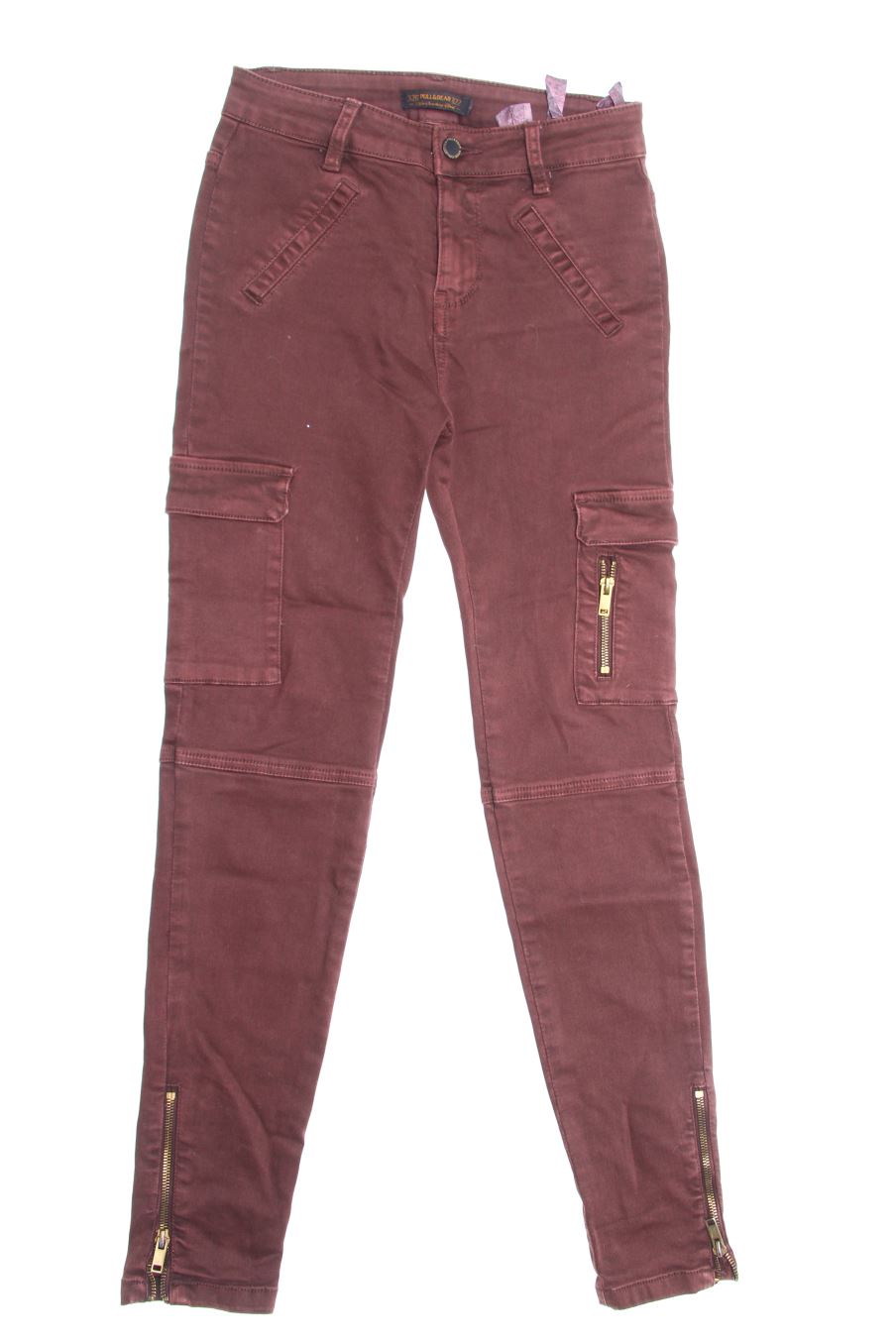 Jeans von Pull & Bear Größe 32, Farbe Bordeaux, aus Jeanskleidung für