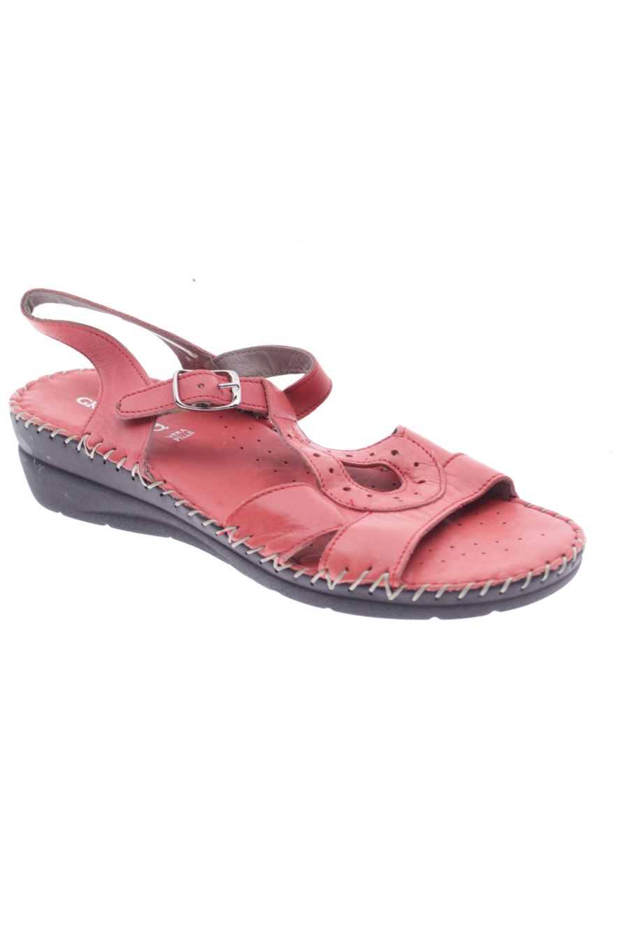 Sandalias planas de Vera Pelle de la talla 37, de color rosa de