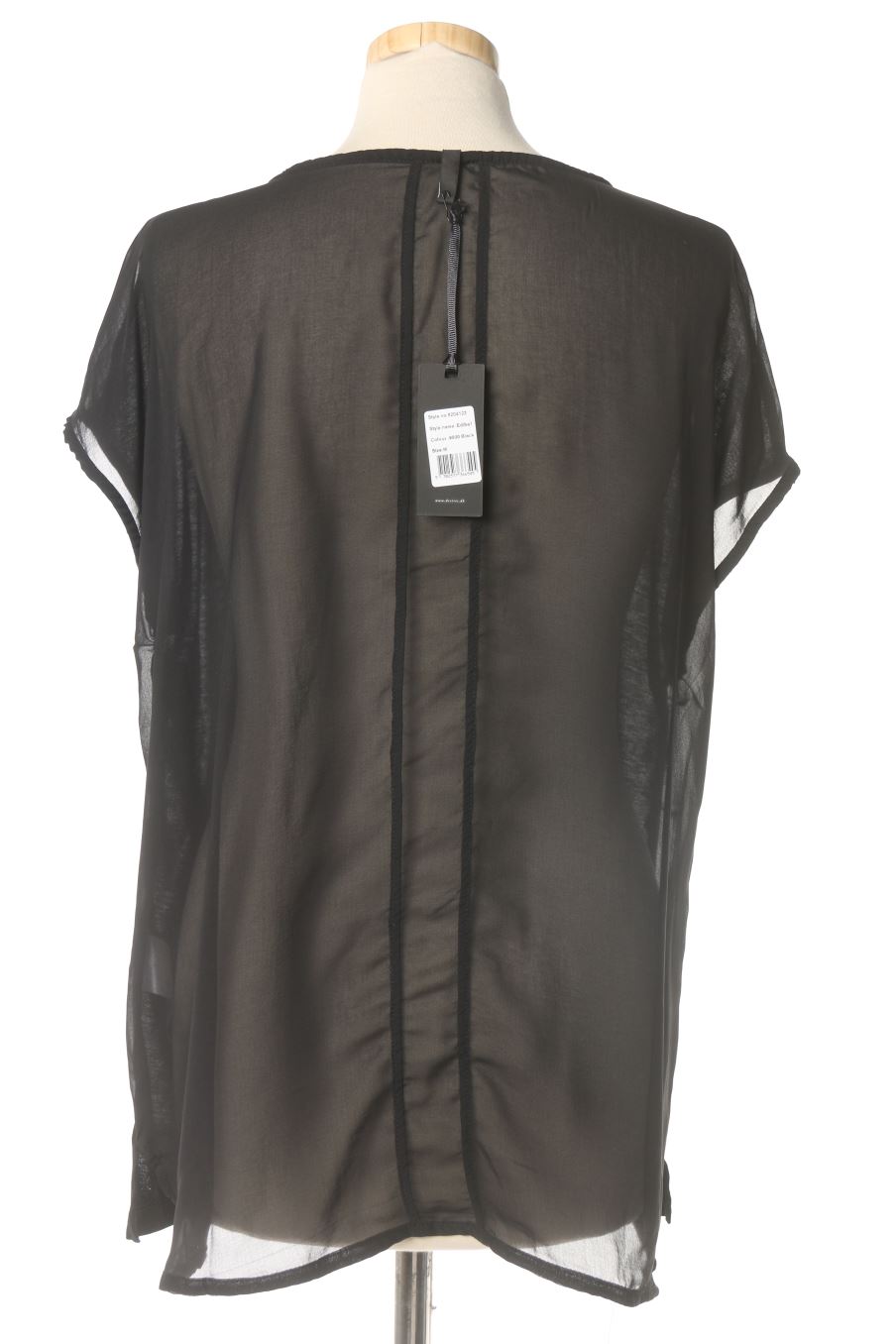 Blusa de manga corta de DESIRES de la talla M, de color negro