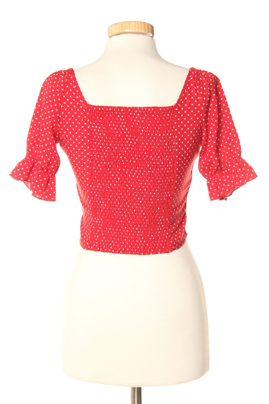 Blusa de manga corta de PERCENTIL de la talla S, de color rojo