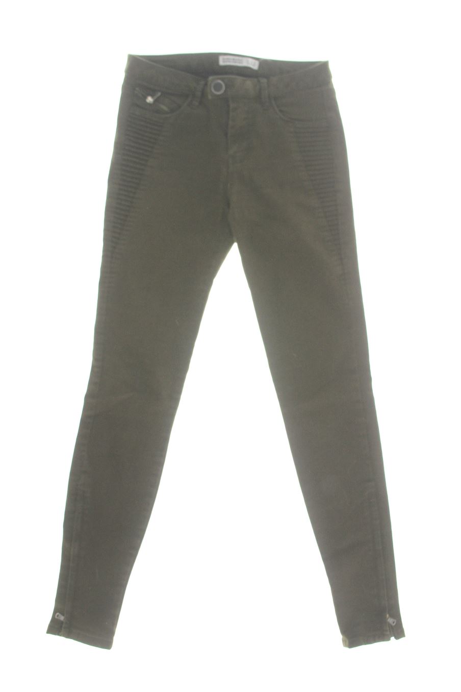 Jeans Zara de la taille 34, de couleur vert de denim