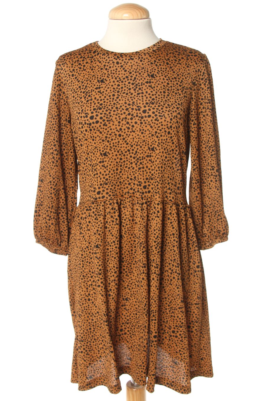 Vestido casual de Stradivarius de la talla M, de color animal print