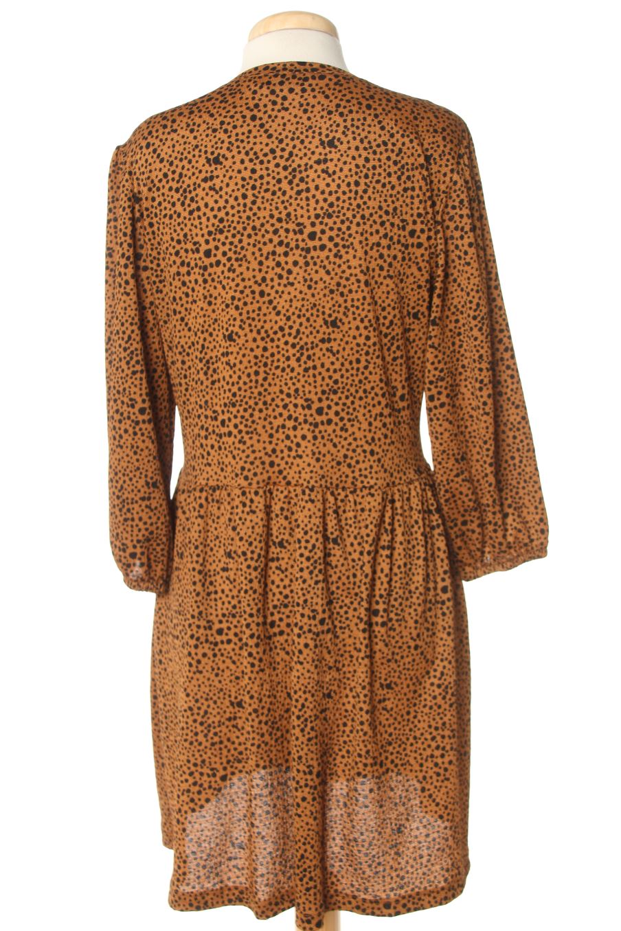 Vestido casual de Stradivarius de la talla M, de color animal print