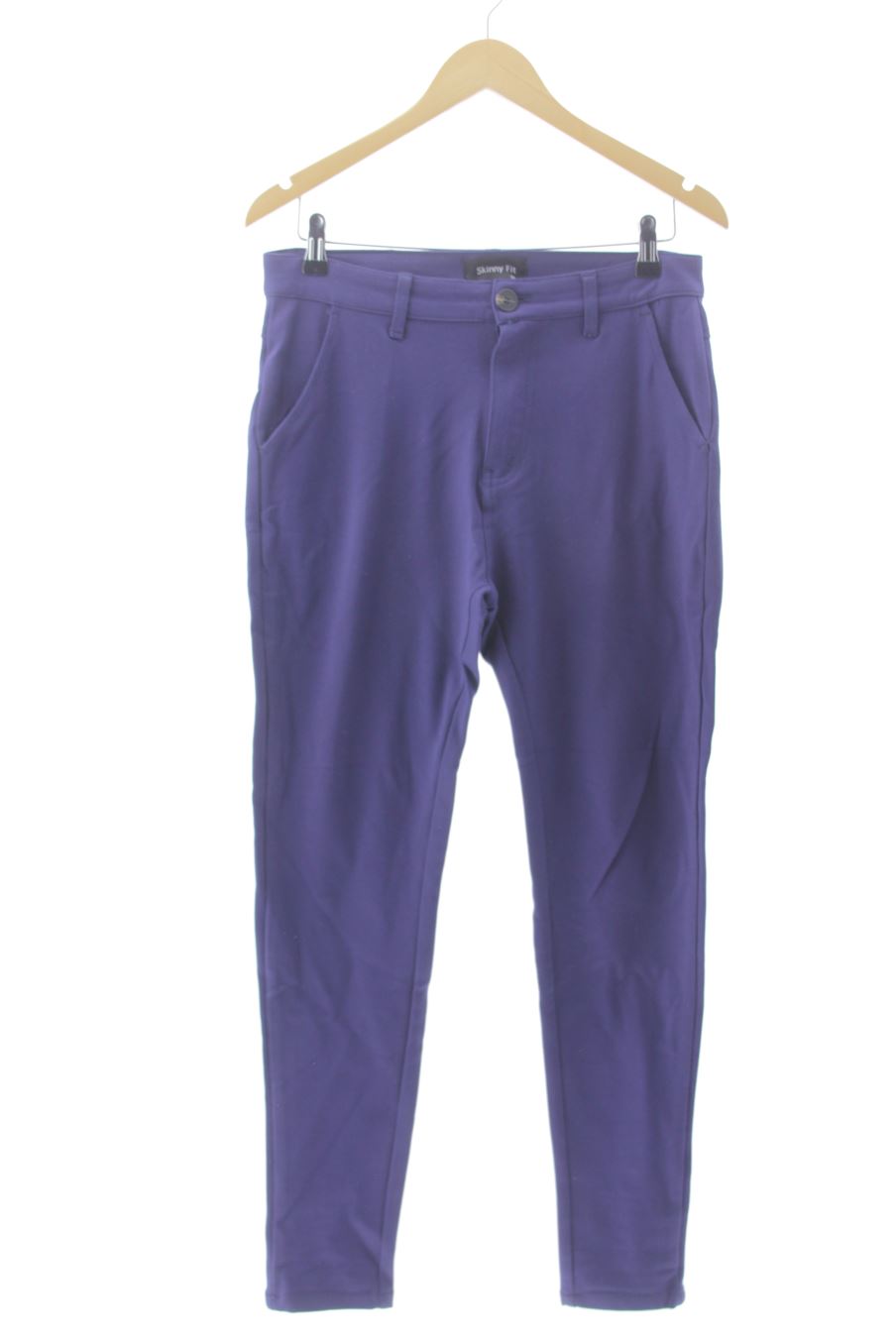 Pantalon Skinny de la taille 40, de couleur bleu marine