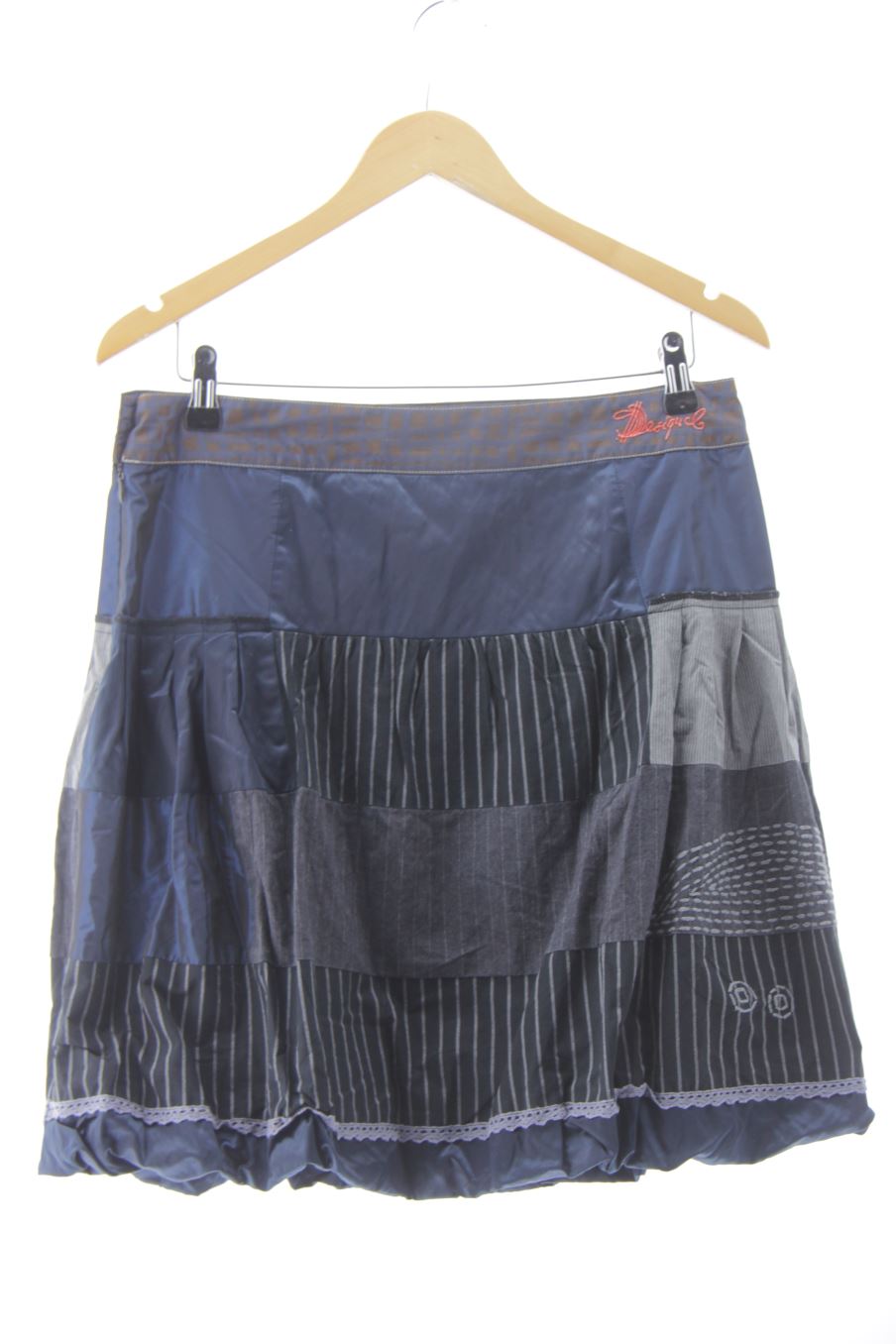 Jupe Desigual de la taille 40, de couleur bleu marine
