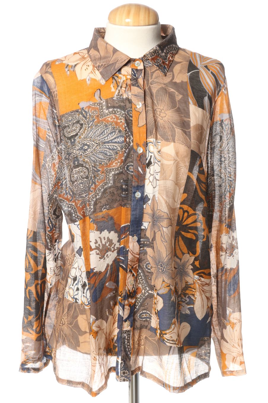 Camisa de natura de la talla L, de color estampado