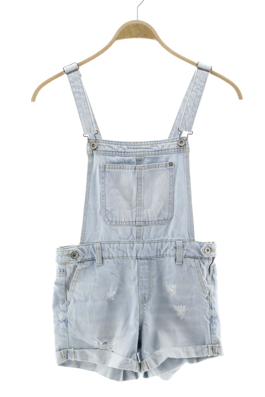 Monos de Bershka de la talla XXS, de color azul de ropa vaquera
