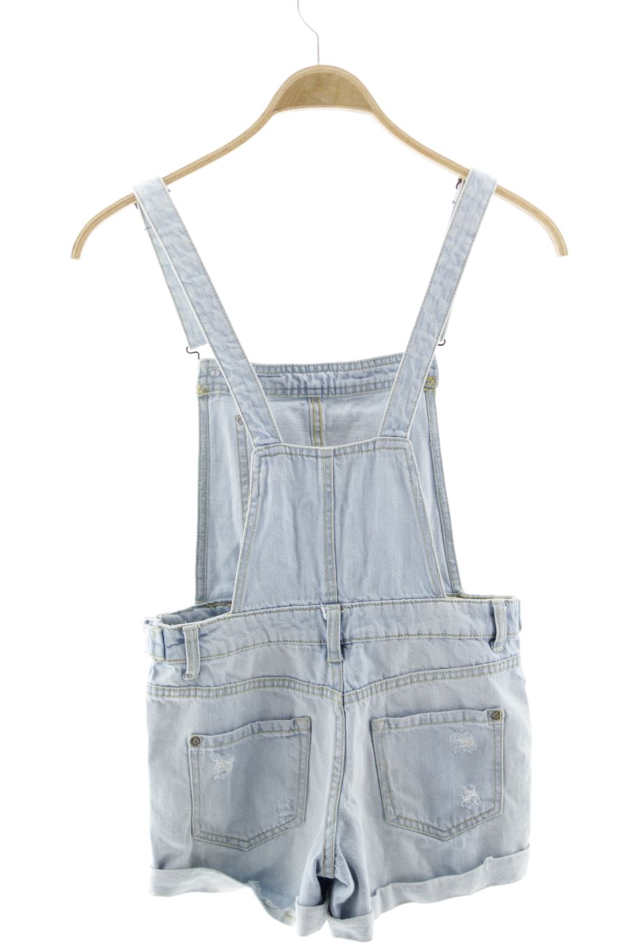 Monos de Bershka de la talla XXS, de color azul de ropa vaquera
