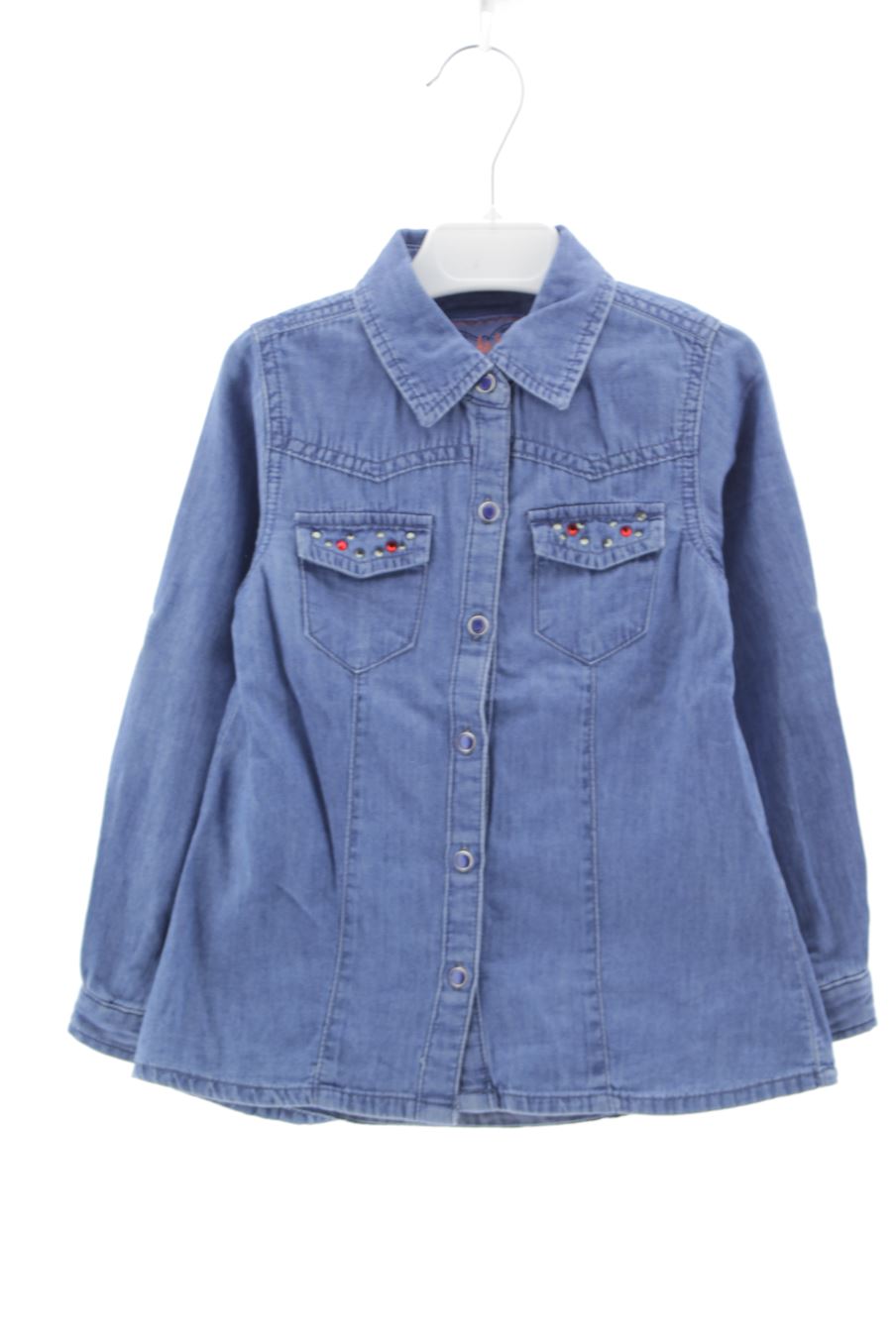 Chemise manches longues Palomino (C&A) de la taille 4 ans de denim de seconde main