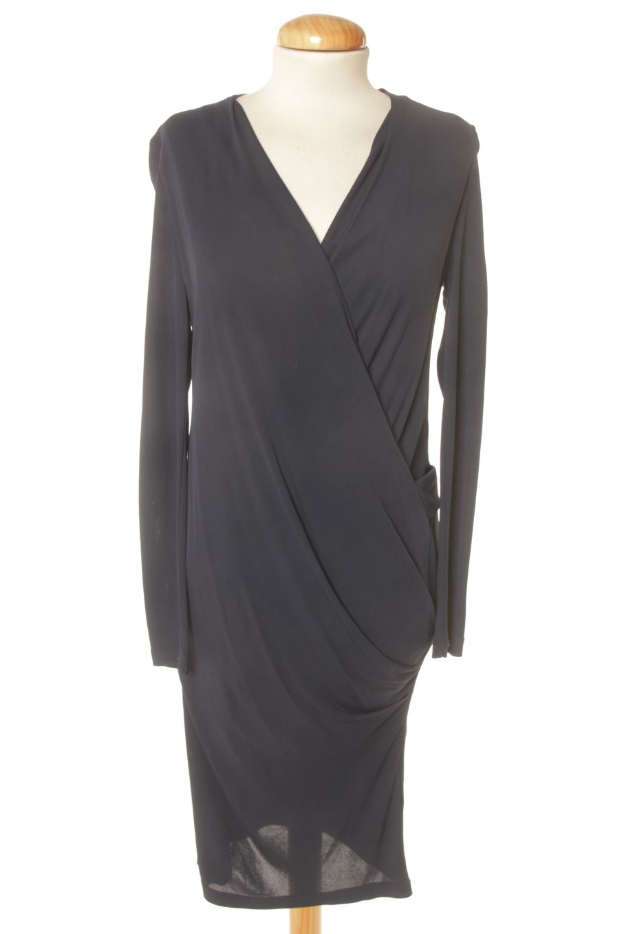 Vestido elegante de Mango de la talla S, de color azul marino