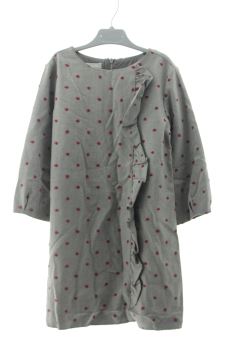 Aufwändiges Kleid 128 Coconut