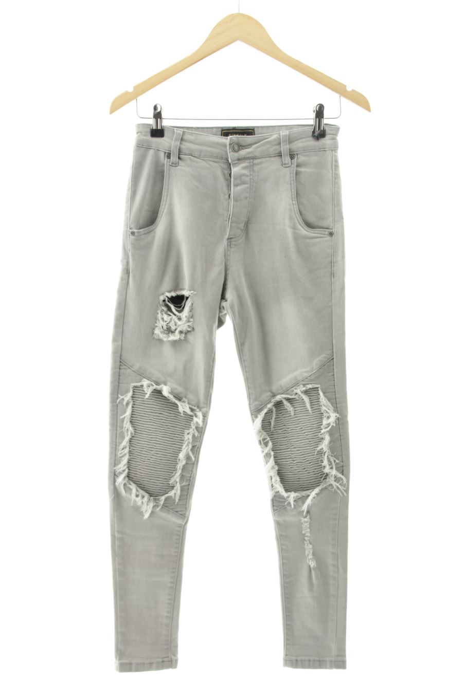 Jeans SIKSILK de la taille XS, de couleur gris
