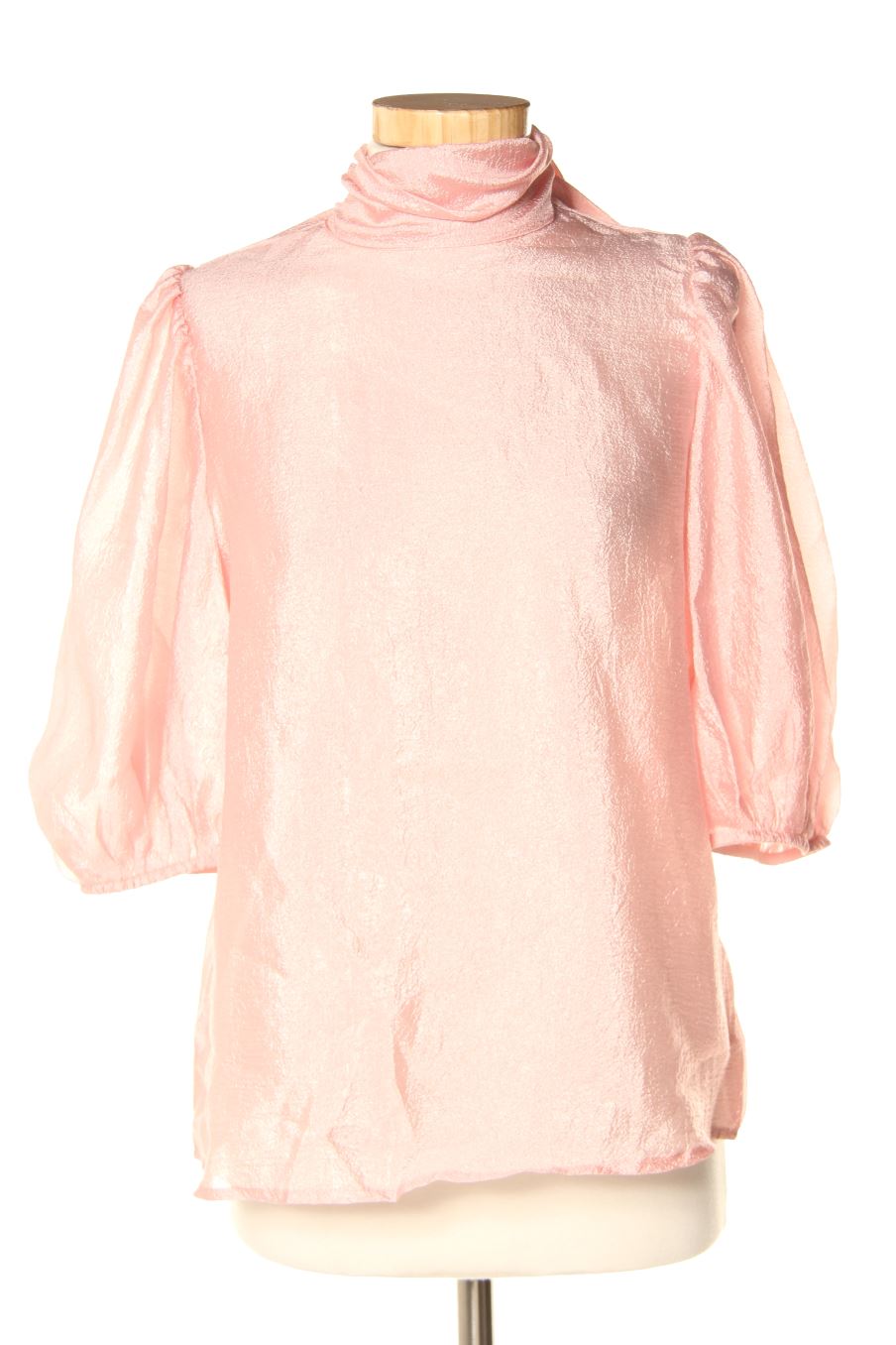 Blusa de manga corta de PERCENTIL de la talla 40, de color rosa