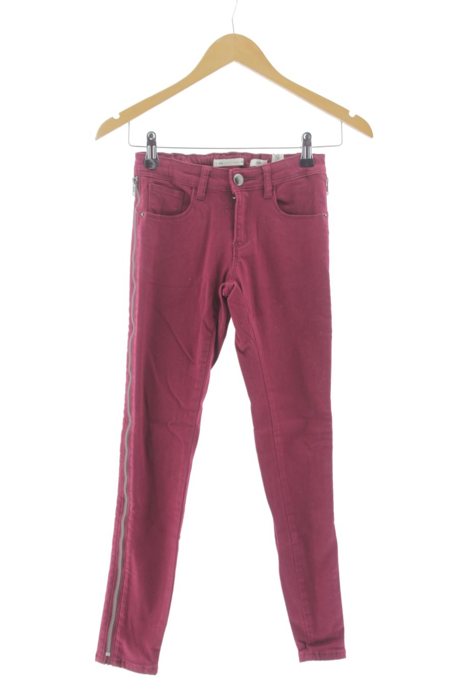Jeans Ikks de la taille 32, de couleur bordeaux de denim